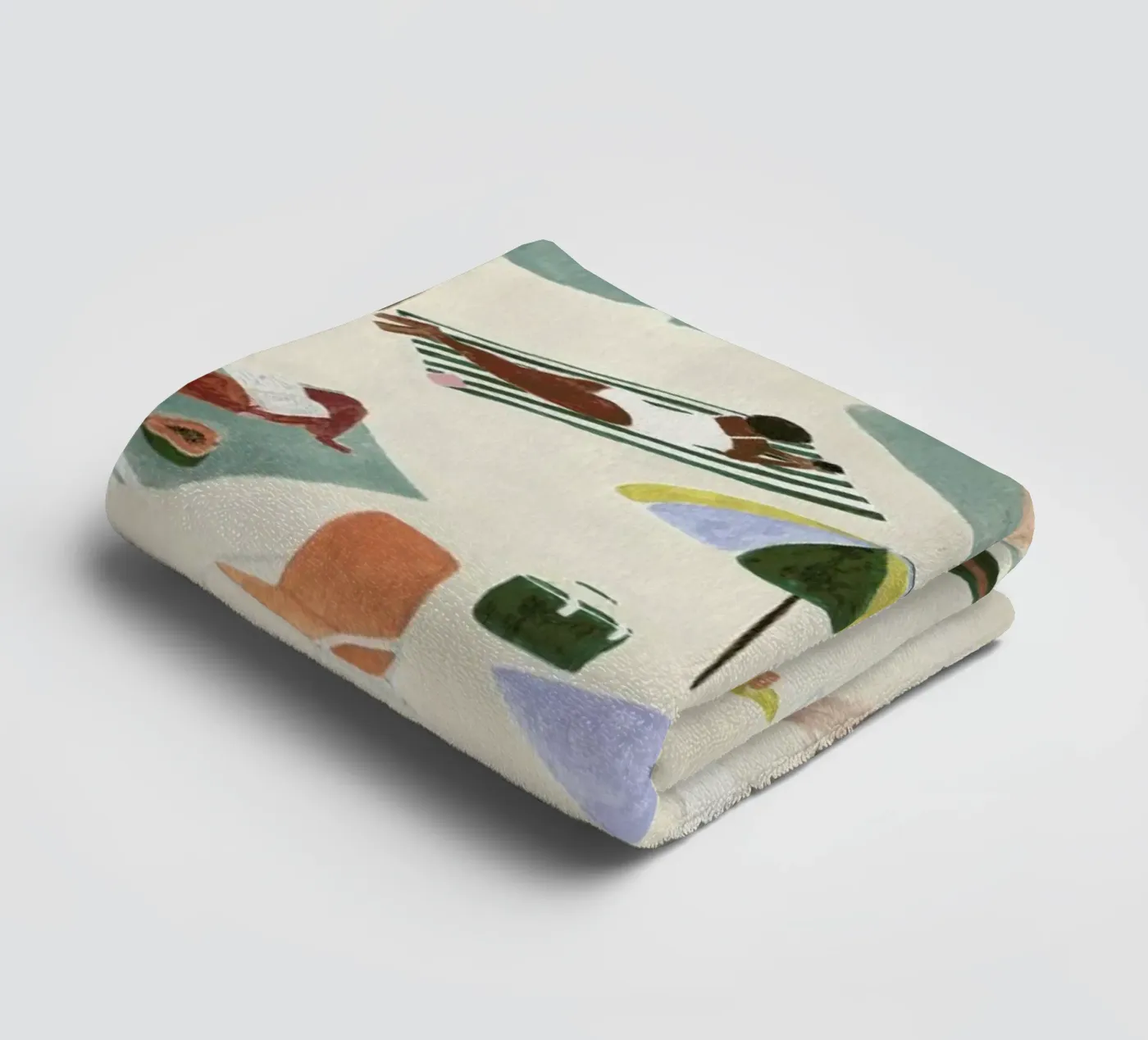 Sunbathing towel by Isabelle Vandeplassche