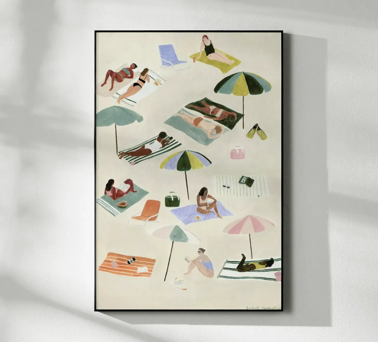 Sunbathing plexiglas de Isabelle Vandeplassche