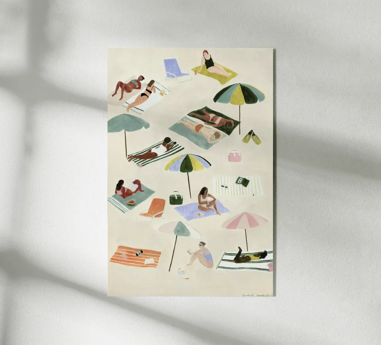 Sunbathing plexiglas de Isabelle Vandeplassche