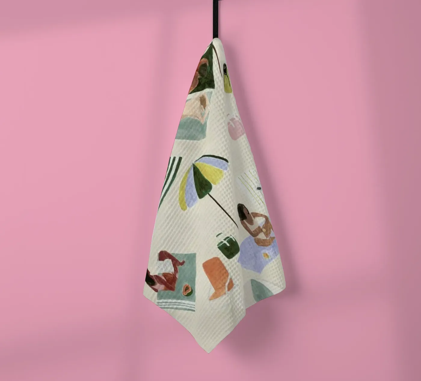 Sunbathing theedoek van Isabelle Vandeplassche