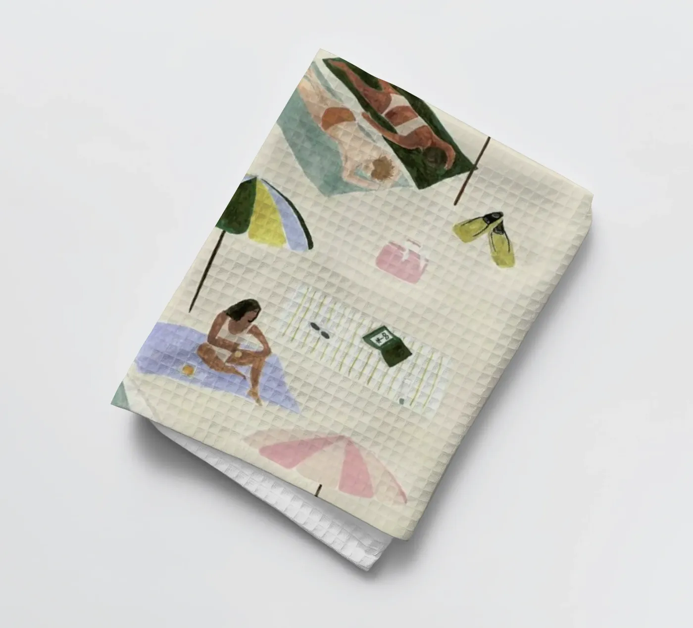 Sunbathing theedoek van Isabelle Vandeplassche