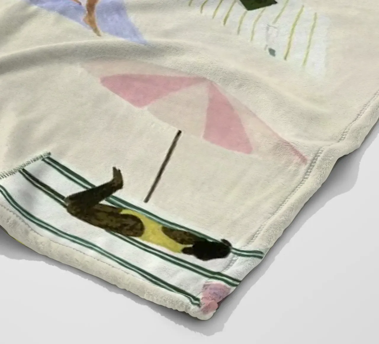 Sunbathing Fleecedecke von Isabelle Vandeplassche