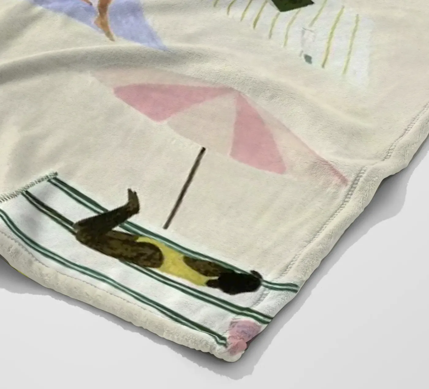 Sunbathing fleecedeken van Isabelle Vandeplassche