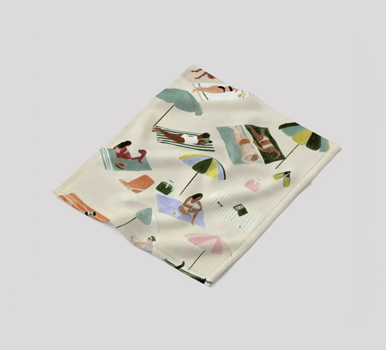 Sunbathing Fleecedecke von Isabelle Vandeplassche