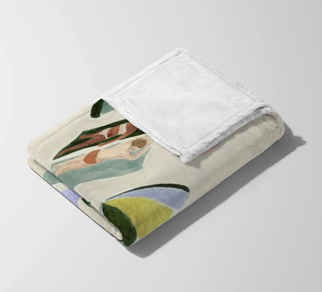 Sunbathing coperta in pile da Isabelle Vandeplassche