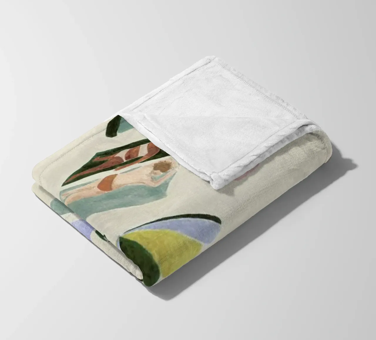 Sunbathing Fleecedecke von Isabelle Vandeplassche