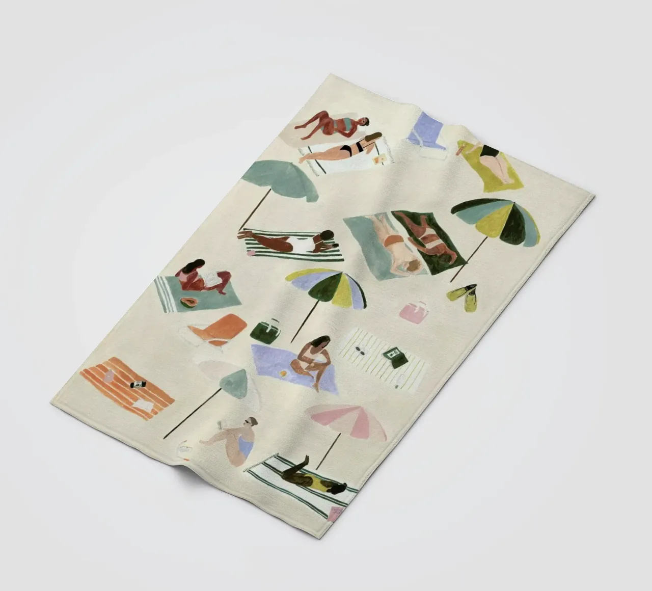 Sunbathing Fleecedecke von Isabelle Vandeplassche