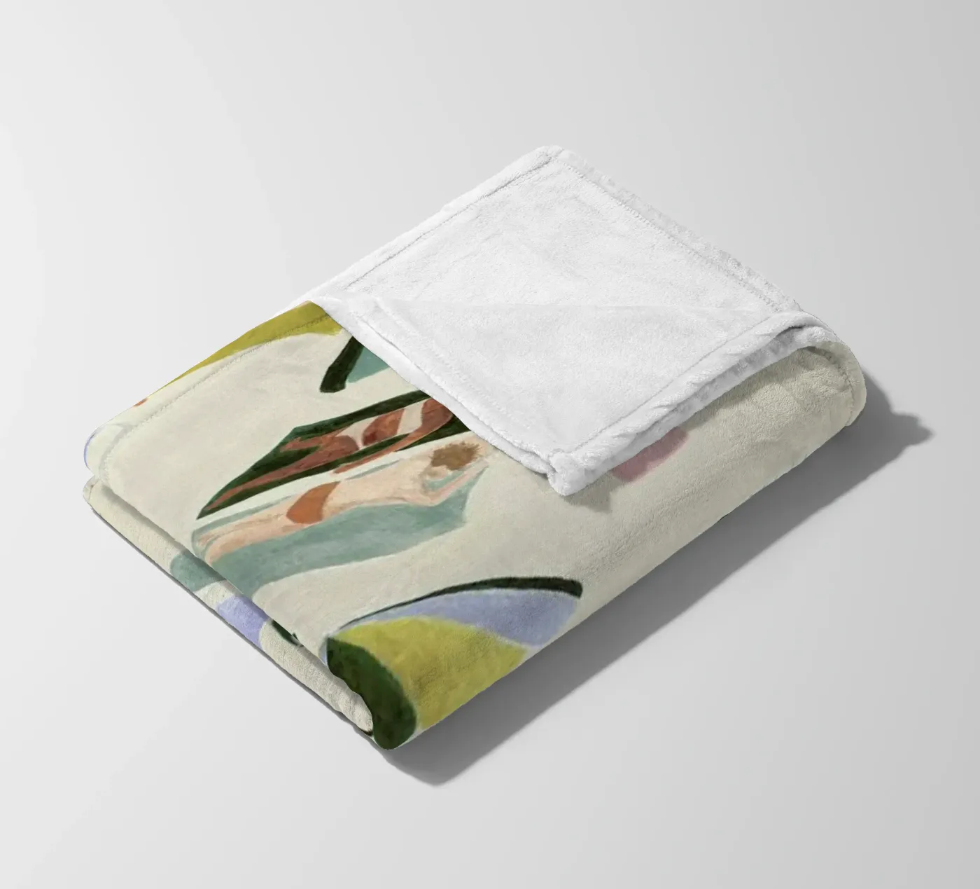 Sunbathing fleecedeken van Isabelle Vandeplassche