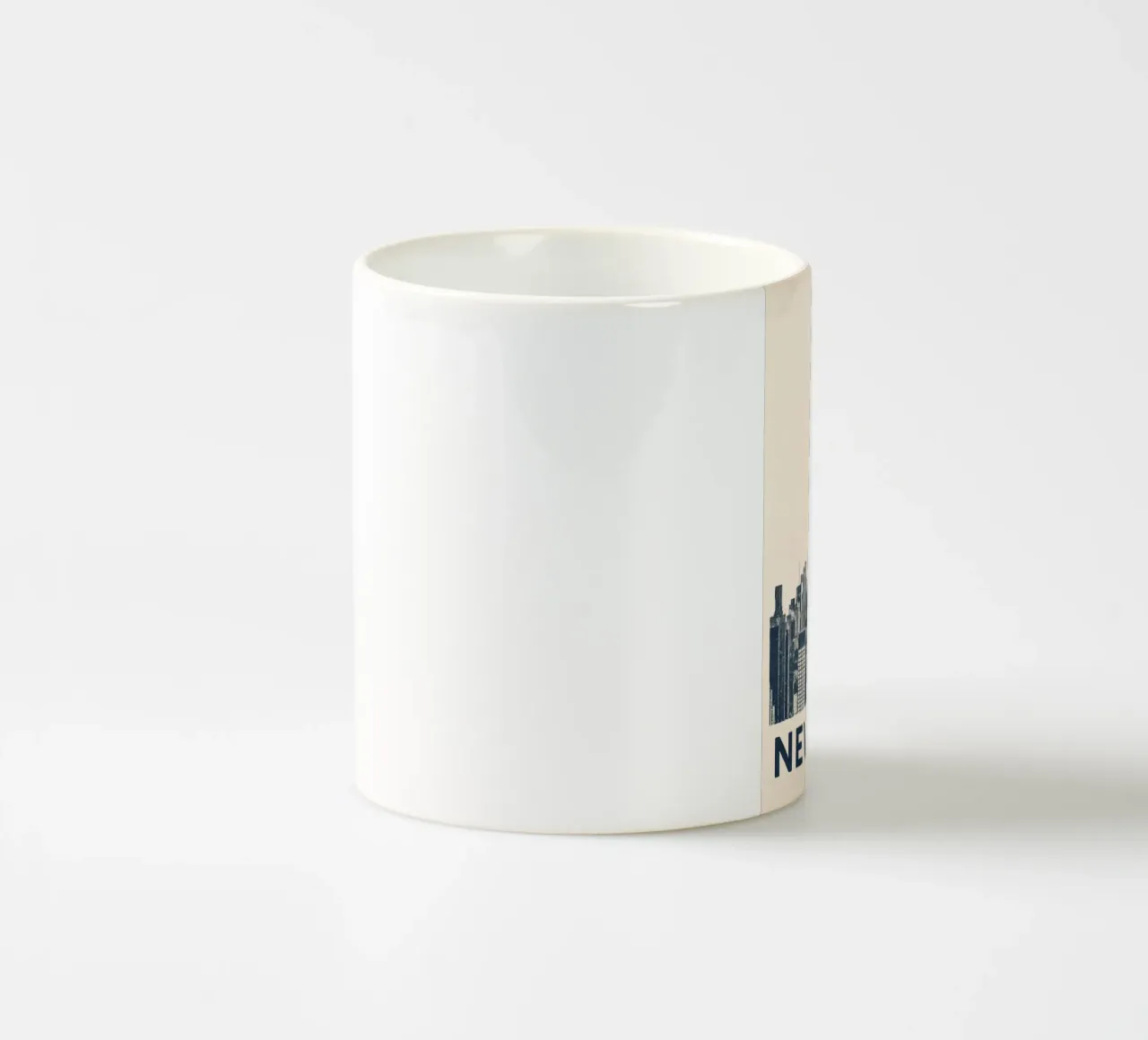 New York – Empire View - Linocut Series tazza in ceramica da Studio Mooodz