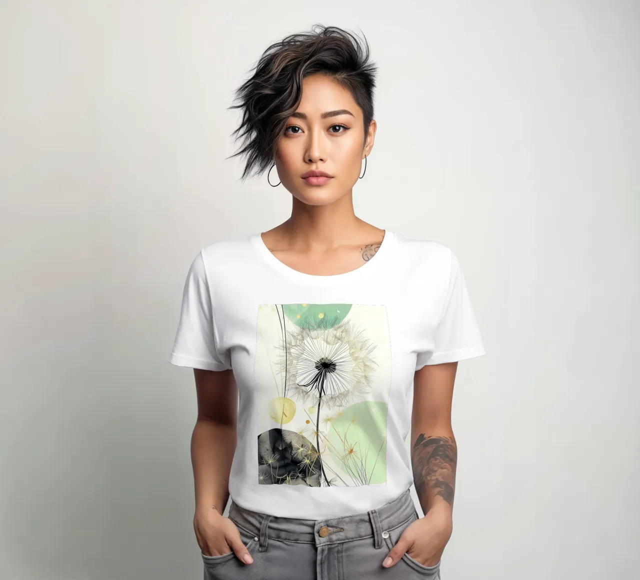 Löwenzahnsamen Frauen T-Shirt von Justyna Jaszke JBJart