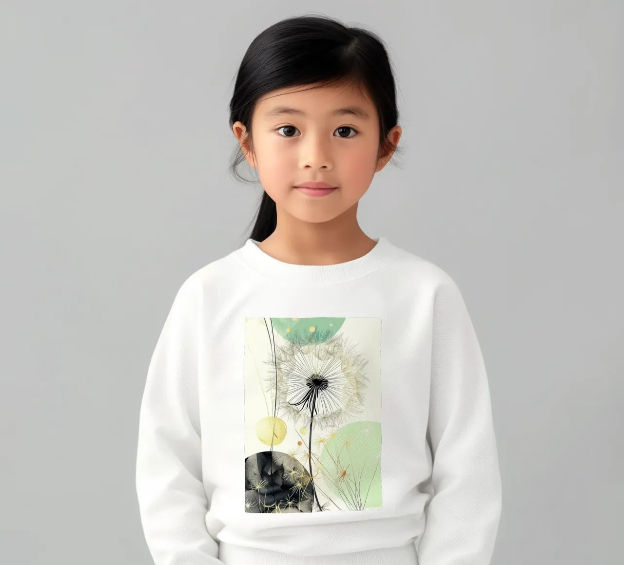 Löwenzahnsamen Kinder Sweatshirt von Justyna Jaszke JBJart