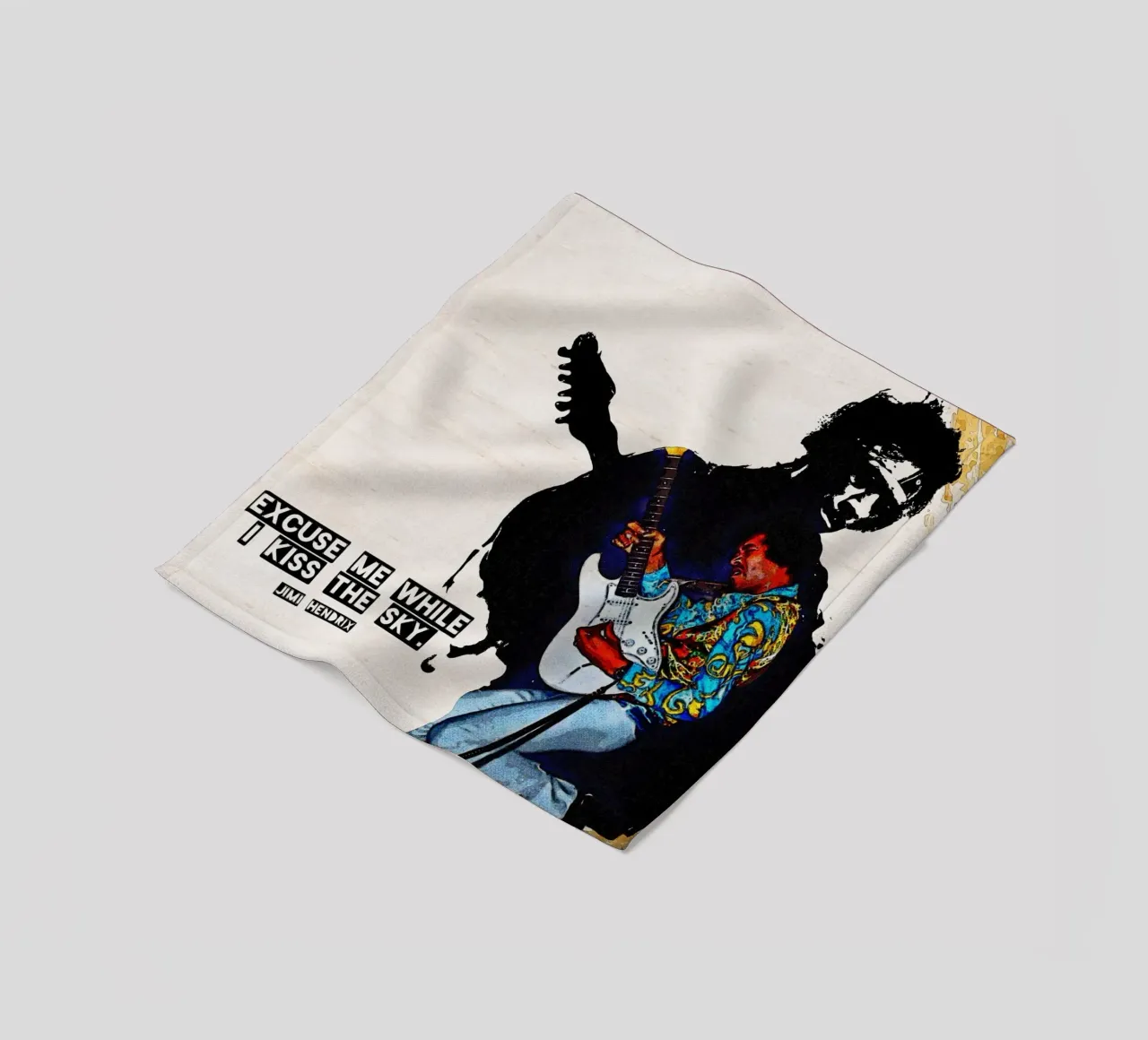 I kiss the sky fleece blanket by Gunawan Rb