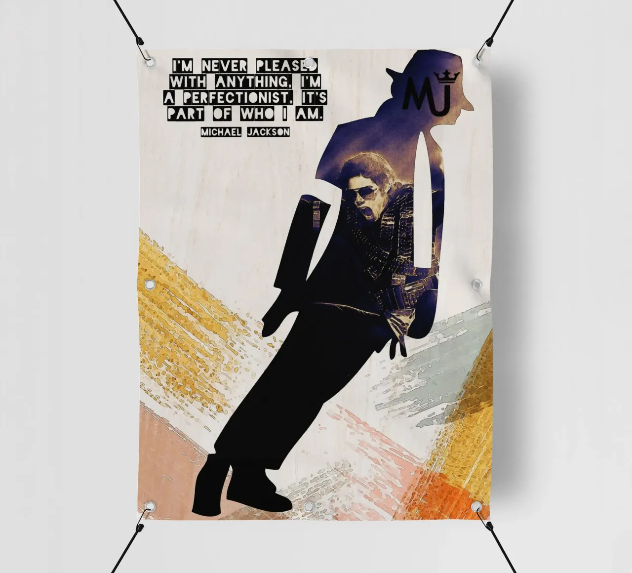 Michael Jackson Citazione telo in pvc da Gunawan Rb