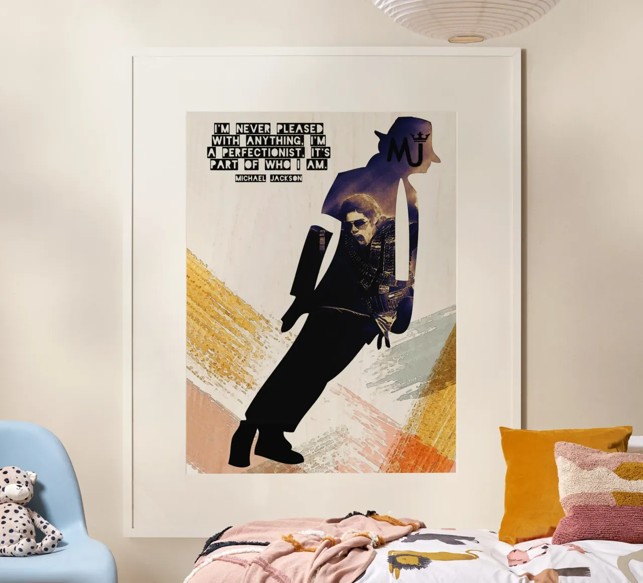 Michael Jackson Zitat Poster von Gunawan Rb