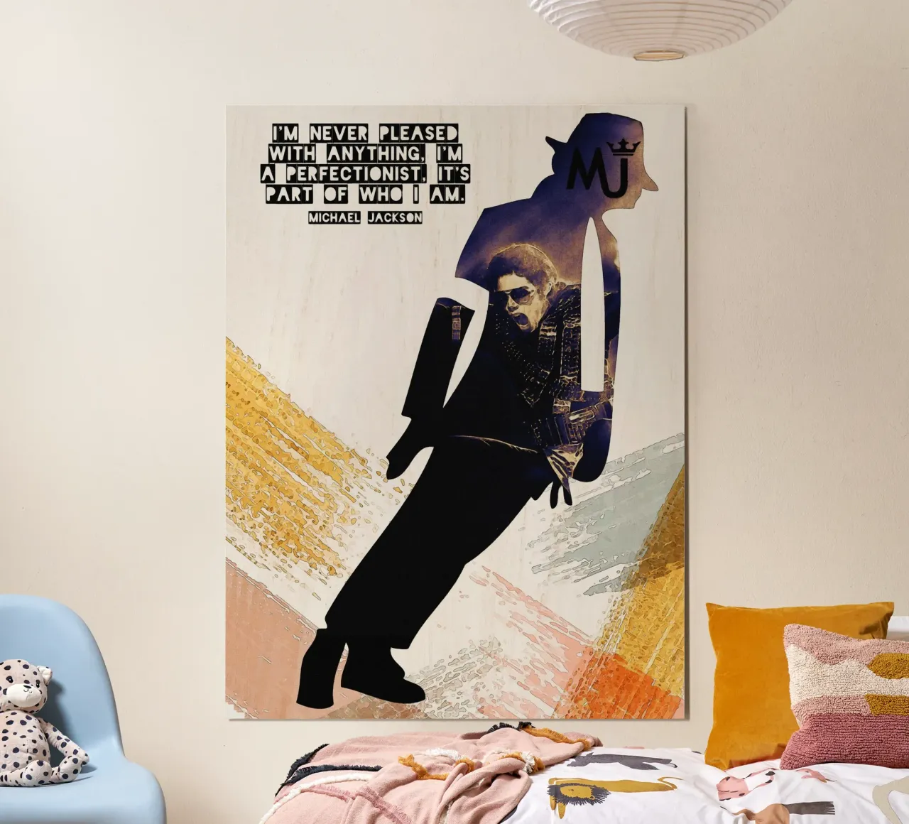 Michael Jackson Zitat Poster von Gunawan Rb
