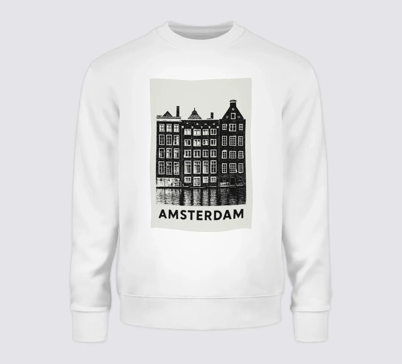 Amsterdam - Dutch Blockprint felpa da Studio Mooodz