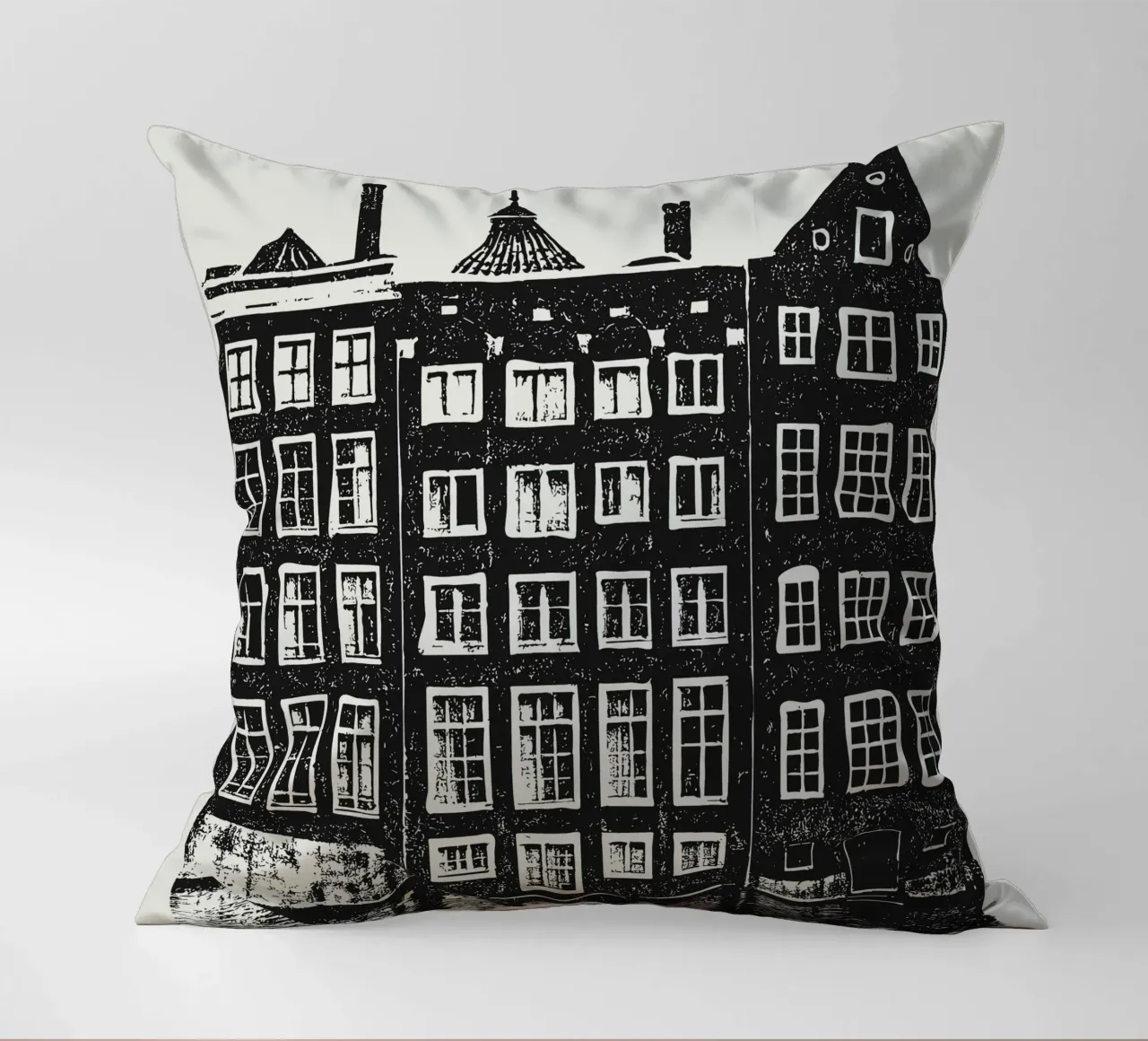 Amsterdam - Dutch Blockprint cuscino da Studio Mooodz