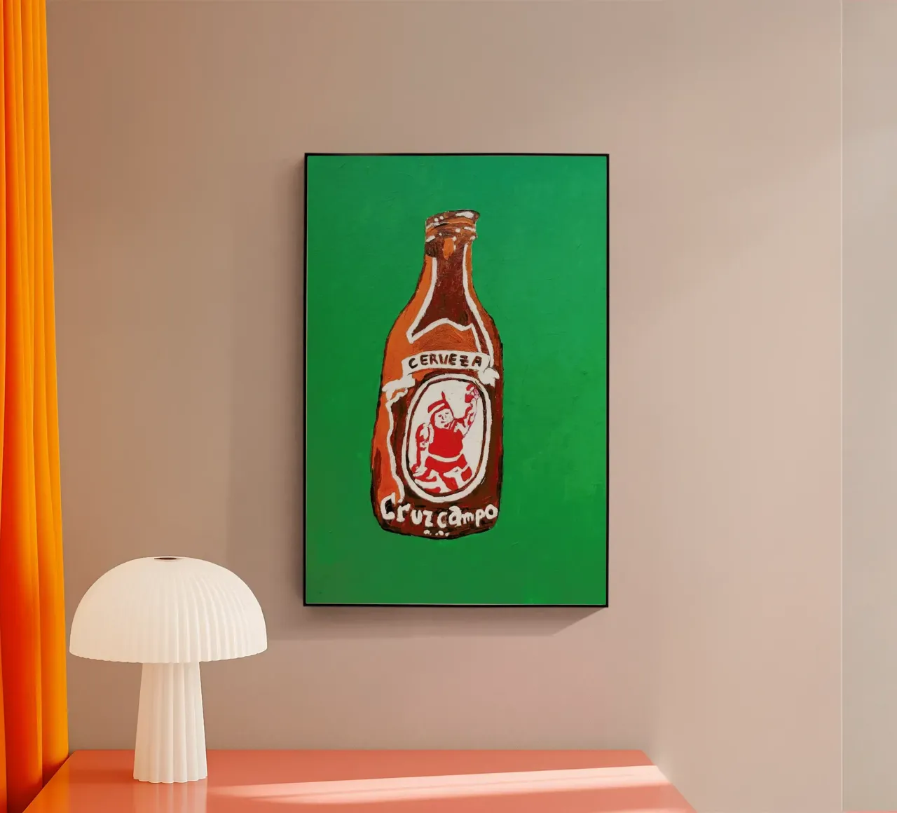 Cerveza plexiglass da Blanca Nuñez Pozuelo