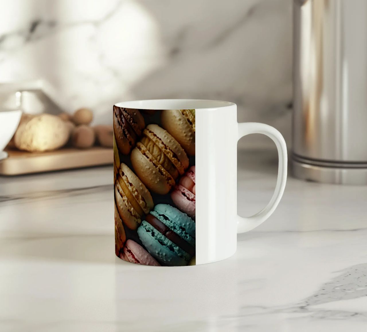 Un tocco di Francia in ogni strato tazza in ceramica da M-Ulrich-Digital Art