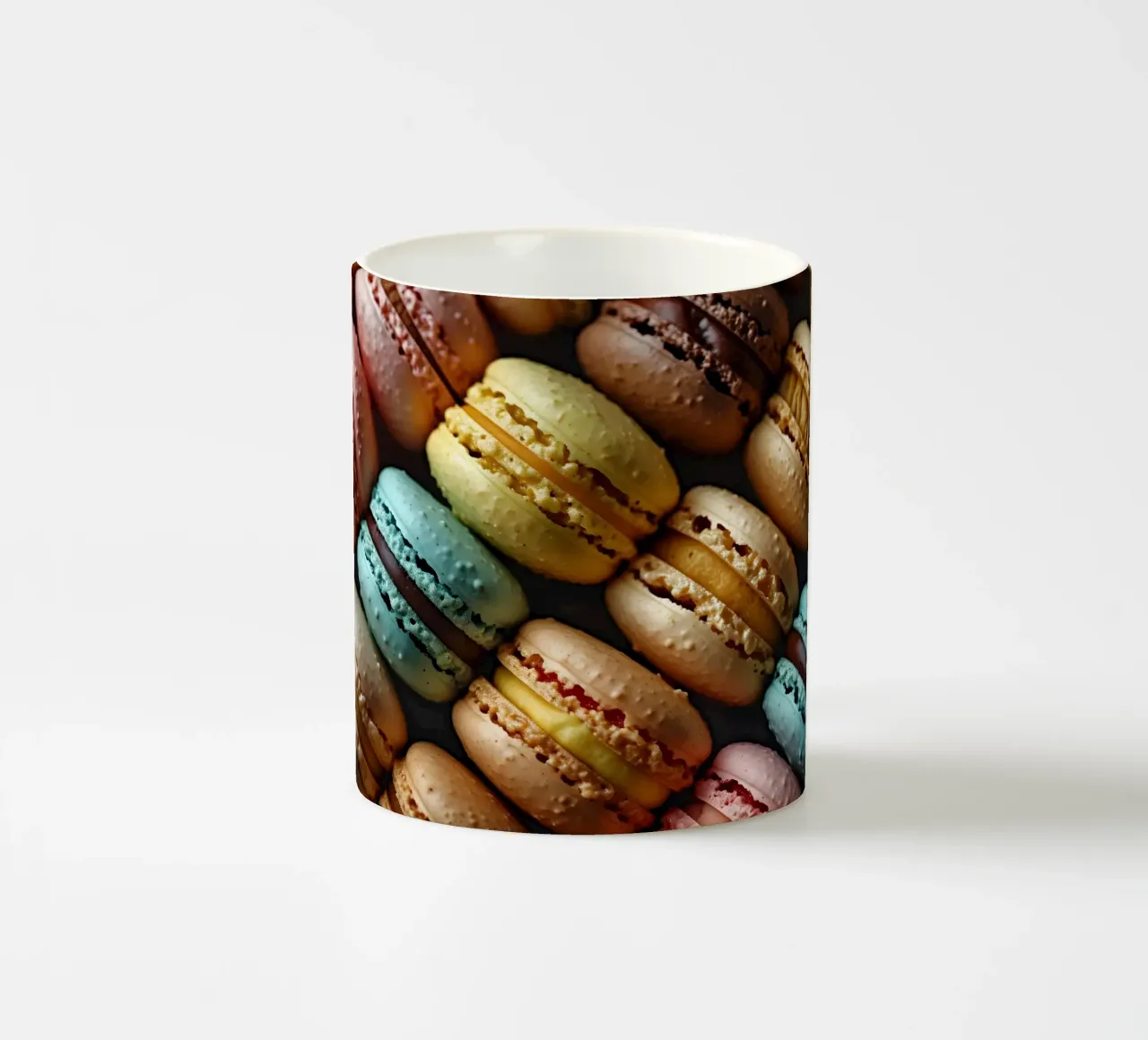 Ein Hauch von Frankreich in jeder Schicht Keramik Tasse von M-Ulrich-Digital Art