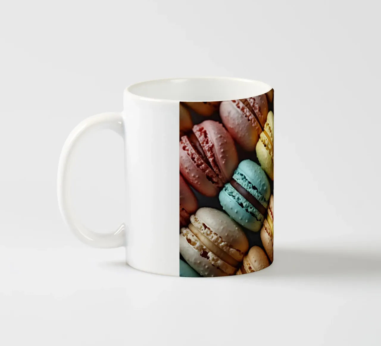 Ein Hauch von Frankreich in jeder Schicht Keramik Tasse von M-Ulrich-Digital Art