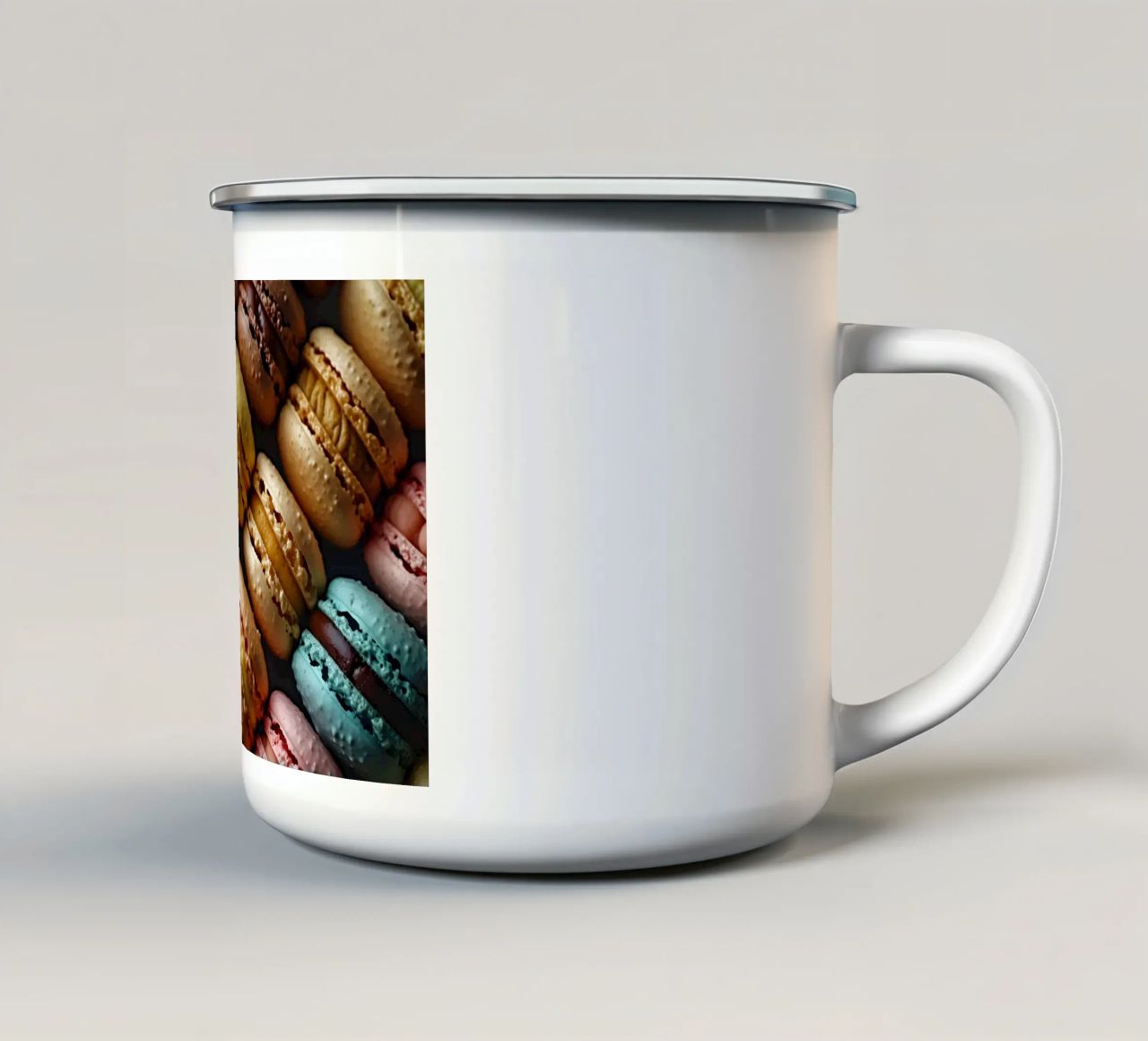 Un tocco di Francia in ogni strato tazza in smalto da M-Ulrich-Digital Art