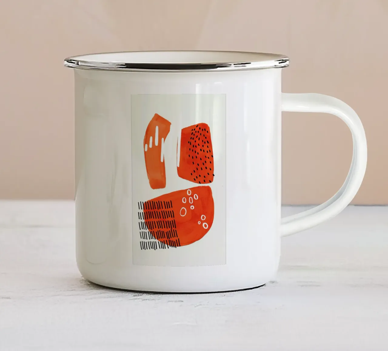 Ocean Coral tazza in smalto da EnShape