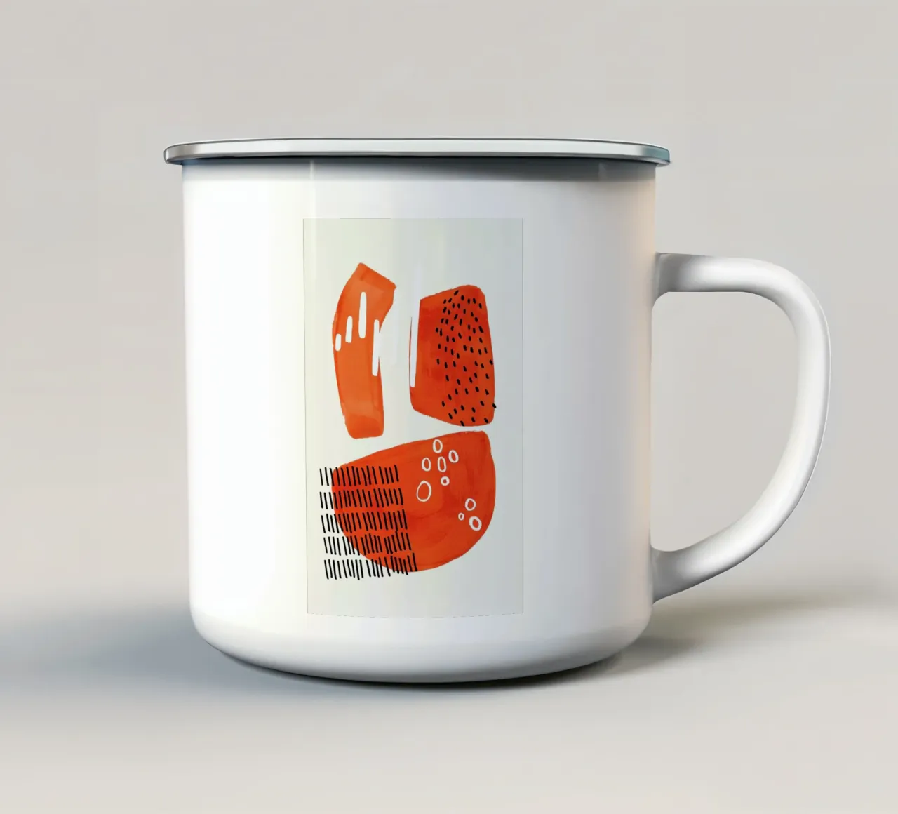 Ocean Coral tazza in smalto da EnShape