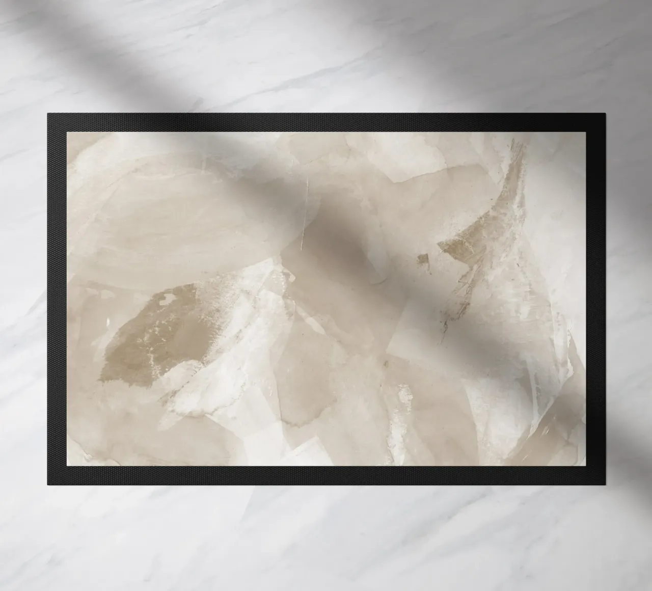 Pennellate di beige 6 zerbino da NouveauPrints