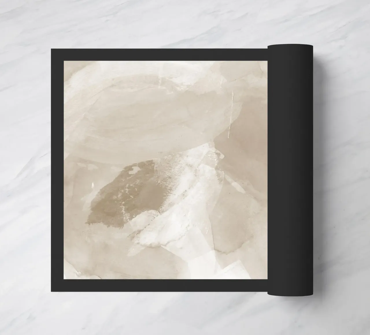 Pennellate di beige 6 zerbino da NouveauPrints