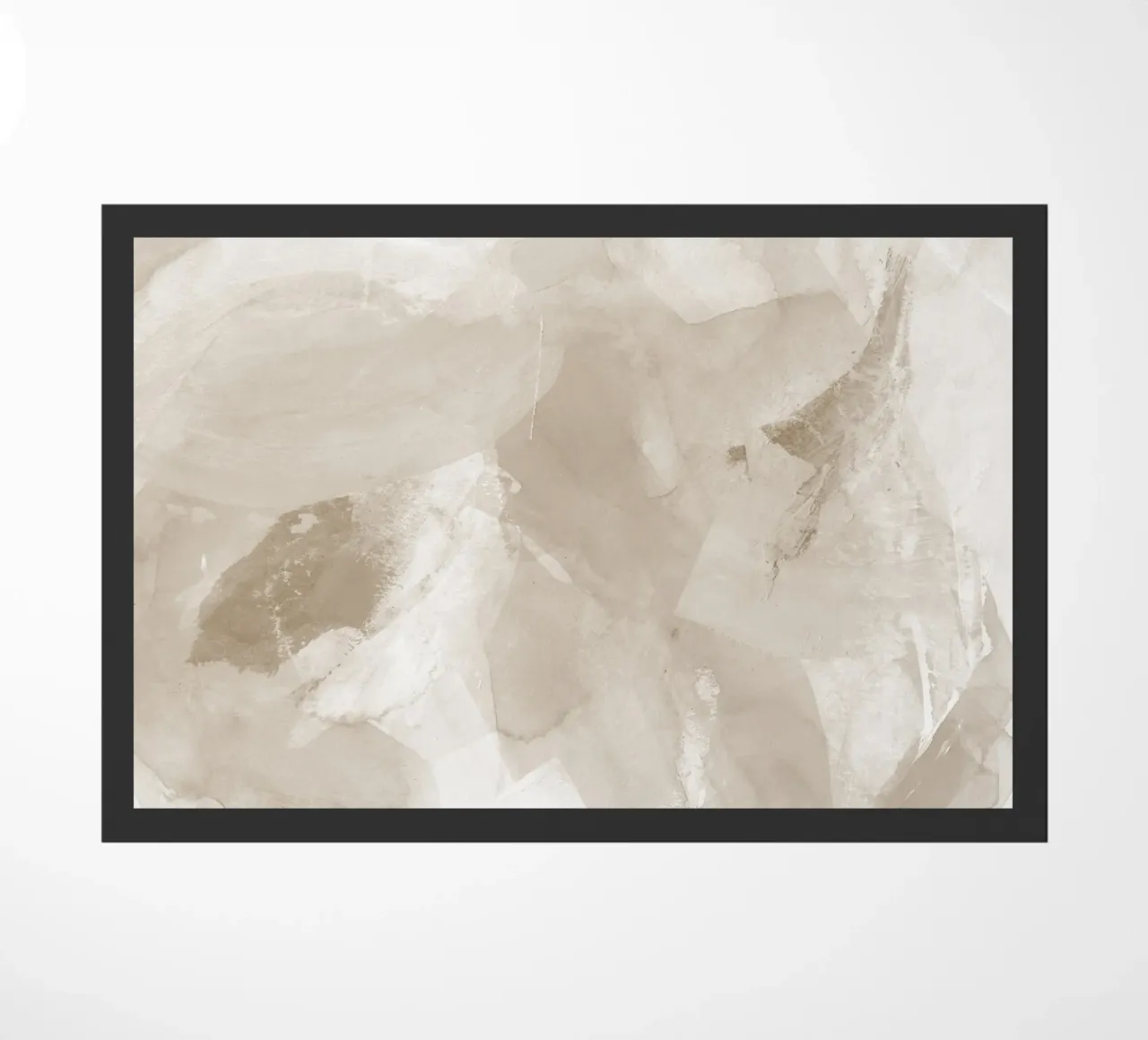 Pennellate di beige 6 zerbino da NouveauPrints
