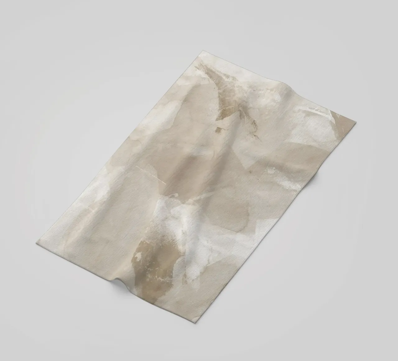 Pennellate di beige 6 telo mare da NouveauPrints