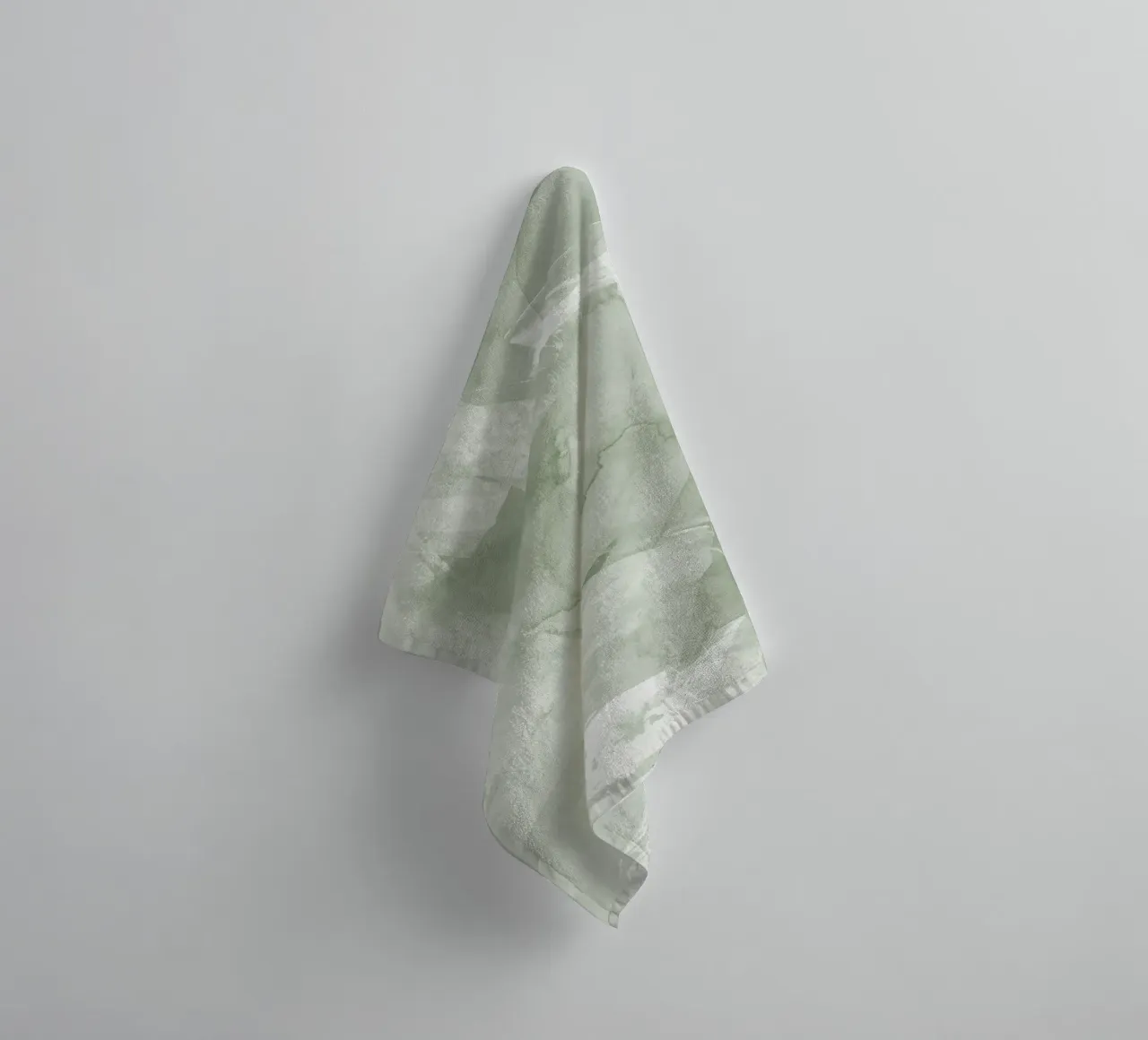 Pennellate di verde 4 asciugamano da bagno da NouveauPrints