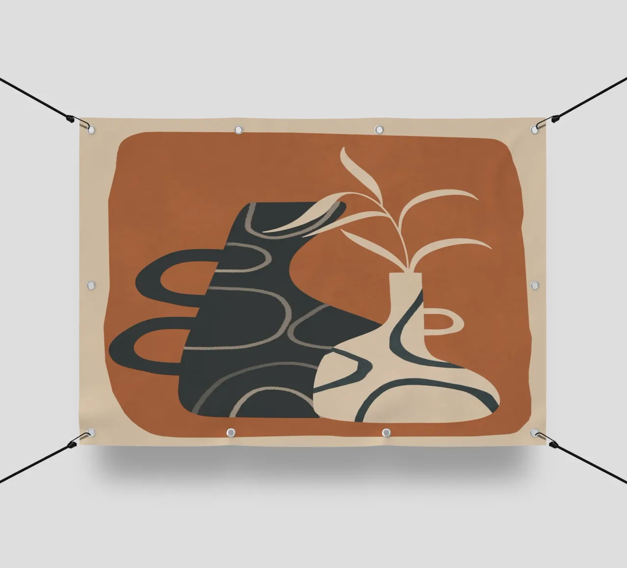 Abstract Ceramics 4 telo in pvc da Flow Line