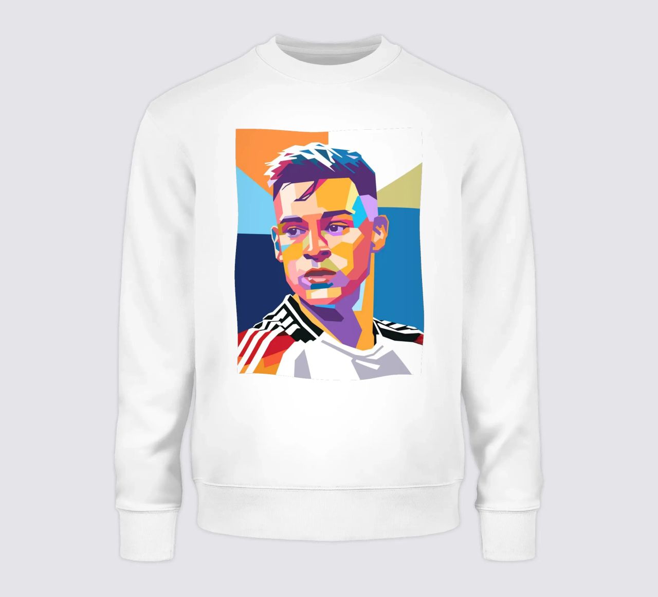 Ritratto pop art di Joshua Kimmich felpa da Hantamrata
