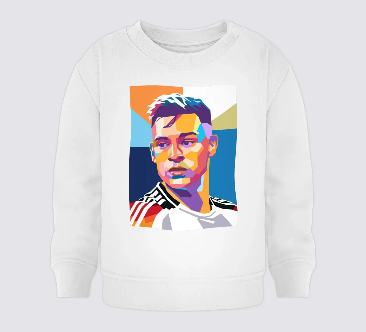 Ritratto pop art di Joshua Kimmich felpa neonato da Hantamrata