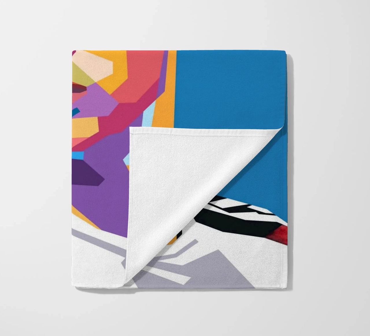 Ritratto pop art di Joshua Kimmich telo mare da Hantamrata