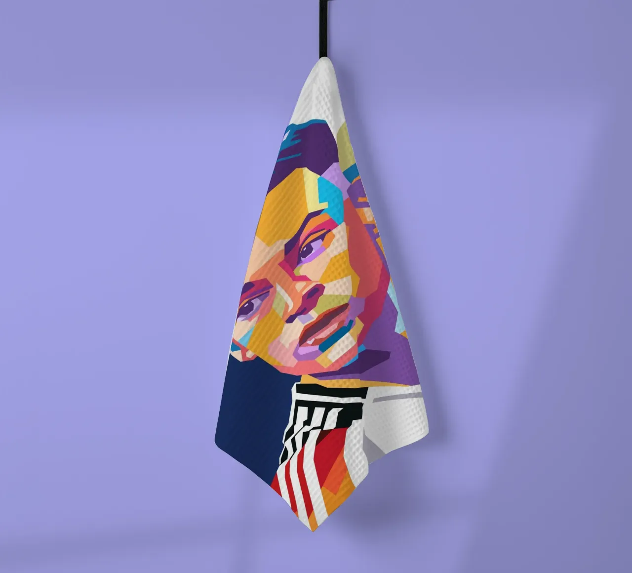 Ritratto pop art di Joshua Kimmich canovaccio da cucina da Hantamrata