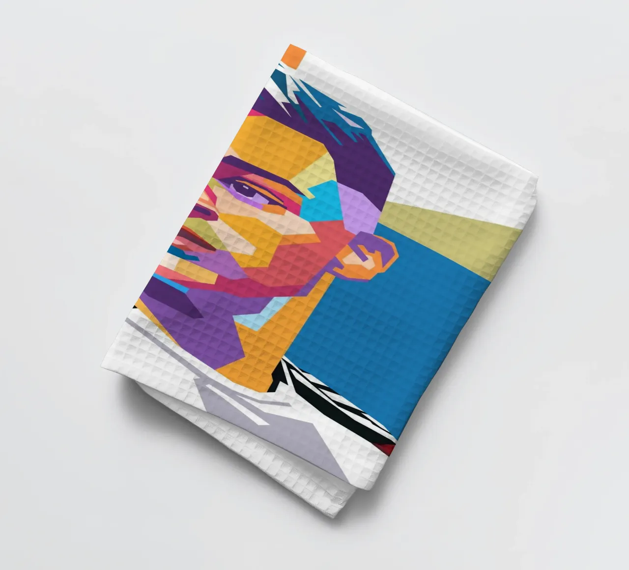 Ritratto pop art di Joshua Kimmich canovaccio da cucina da Hantamrata
