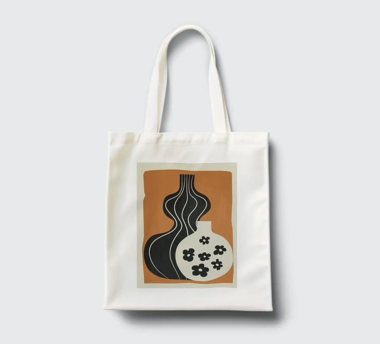 Abstract Elegance 1 borsa in juta da Flow Line