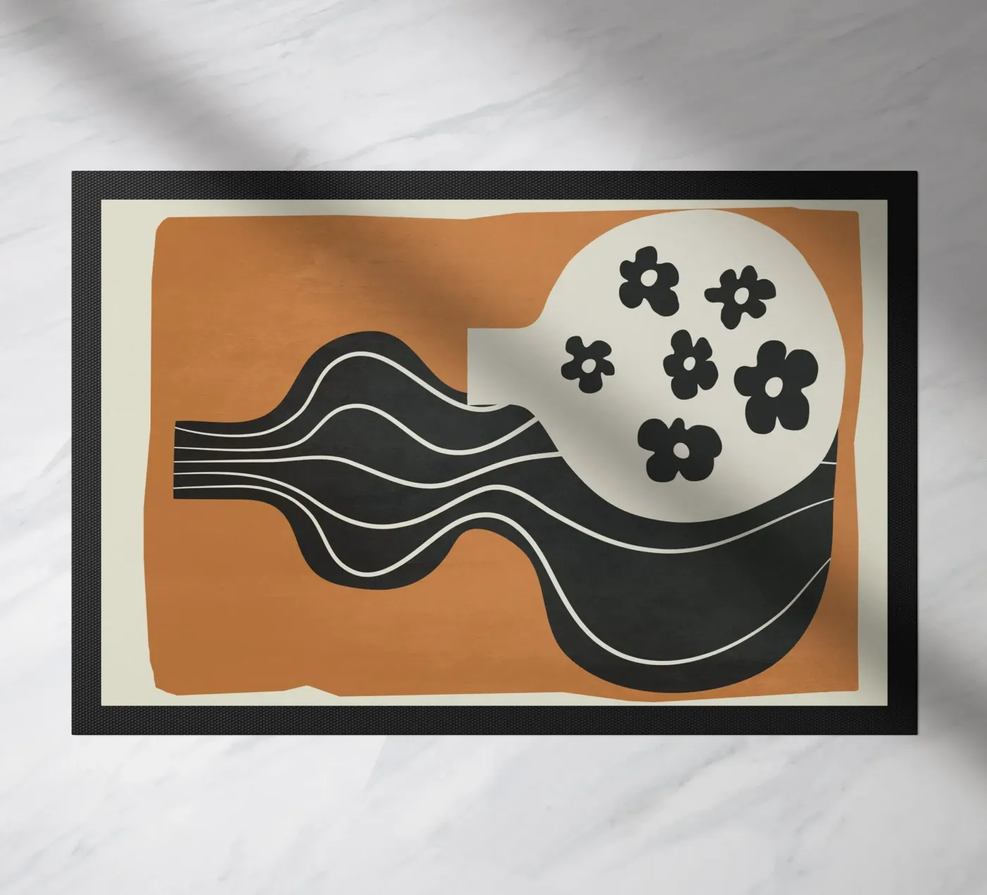 Abstract Elegance 1 deurmat van Flow Line