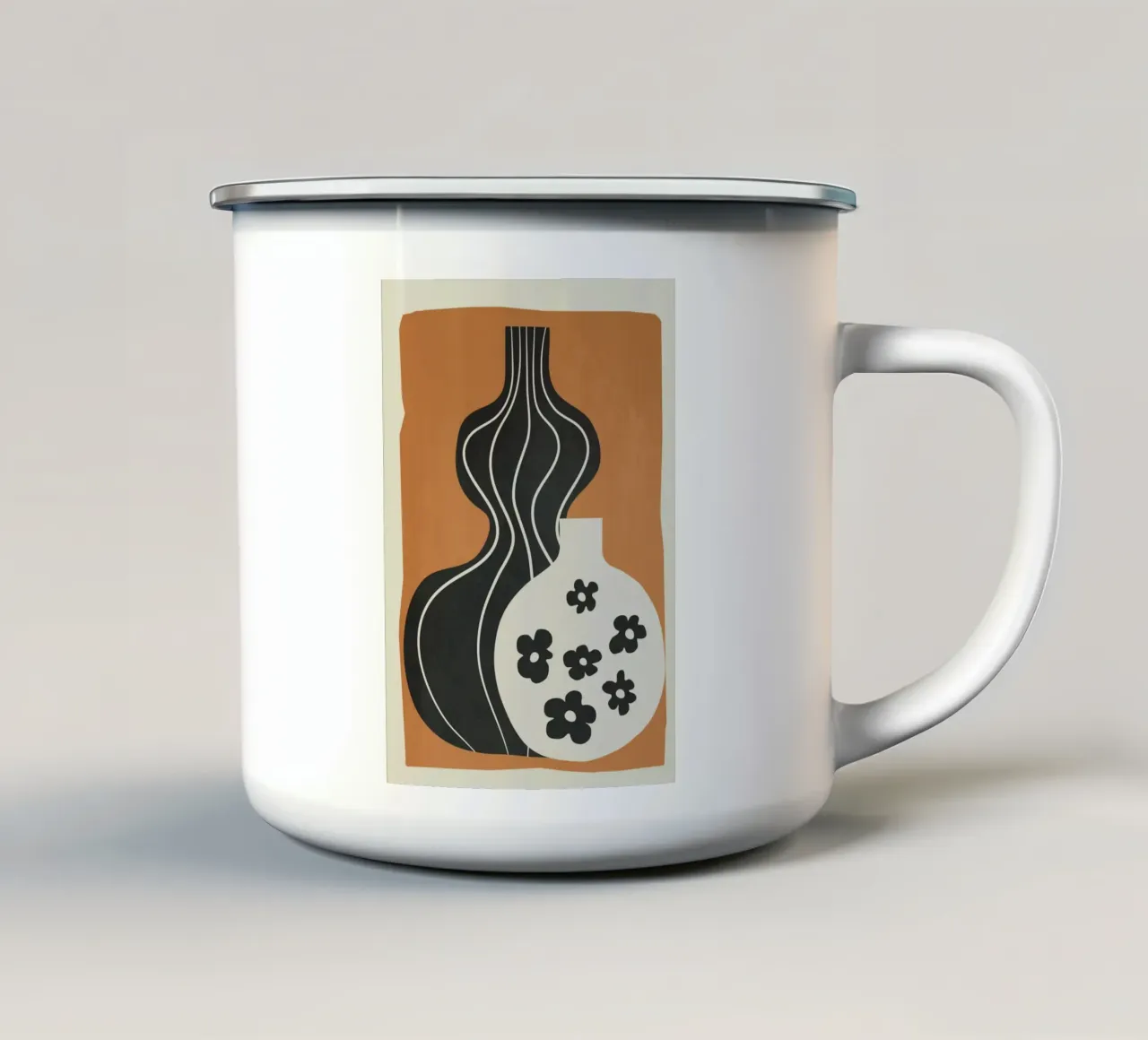 Abstract Elegance 1 tazza in smalto da Flow Line