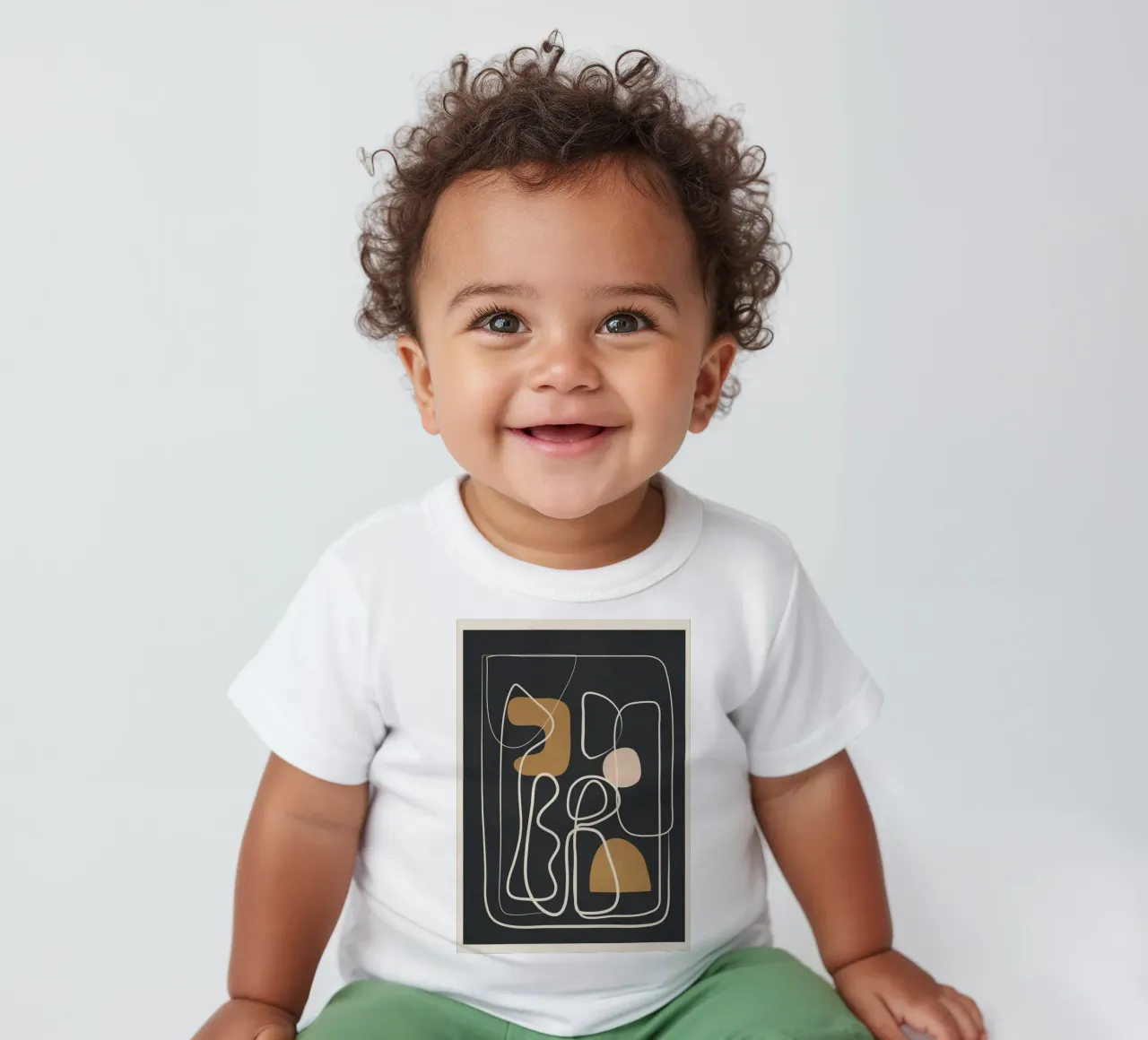 Abstract Flow 10 camiseta de bebé de Flow Line