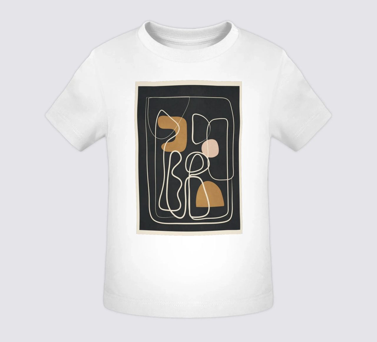 Abstract Flow 10 maglietta neonato da Flow Line