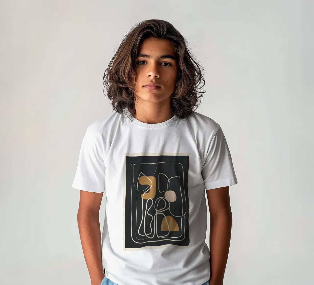 Abstract Flow 10 t-shirt bambini da Flow Line