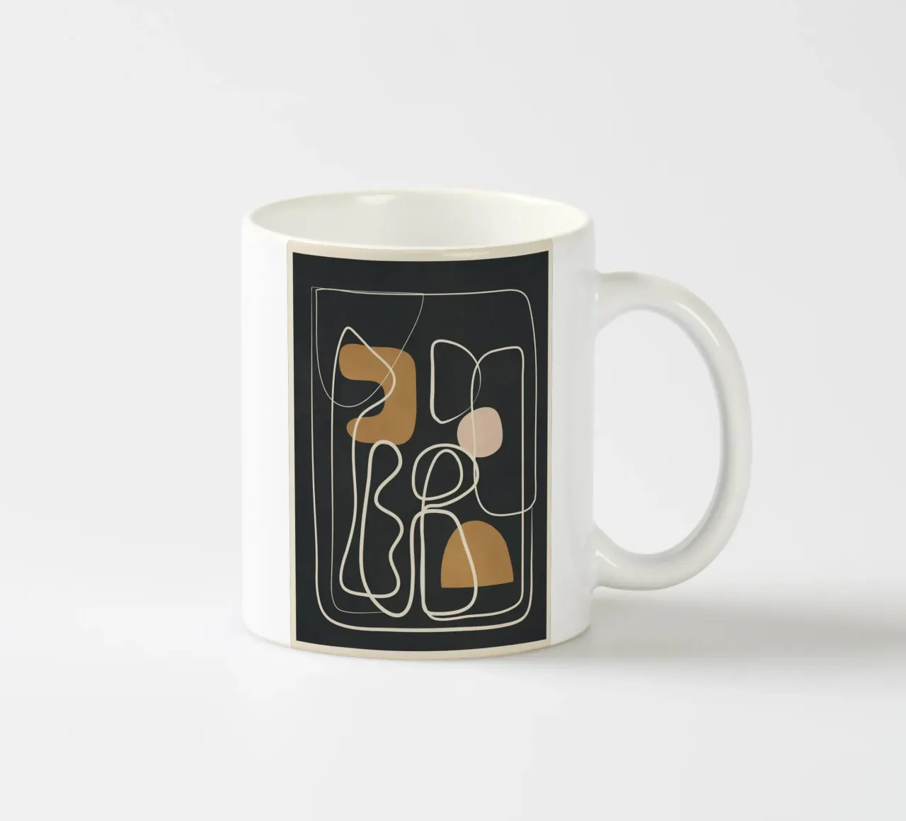 Abstract Flow 10 Keramik Tasse von Flow Line