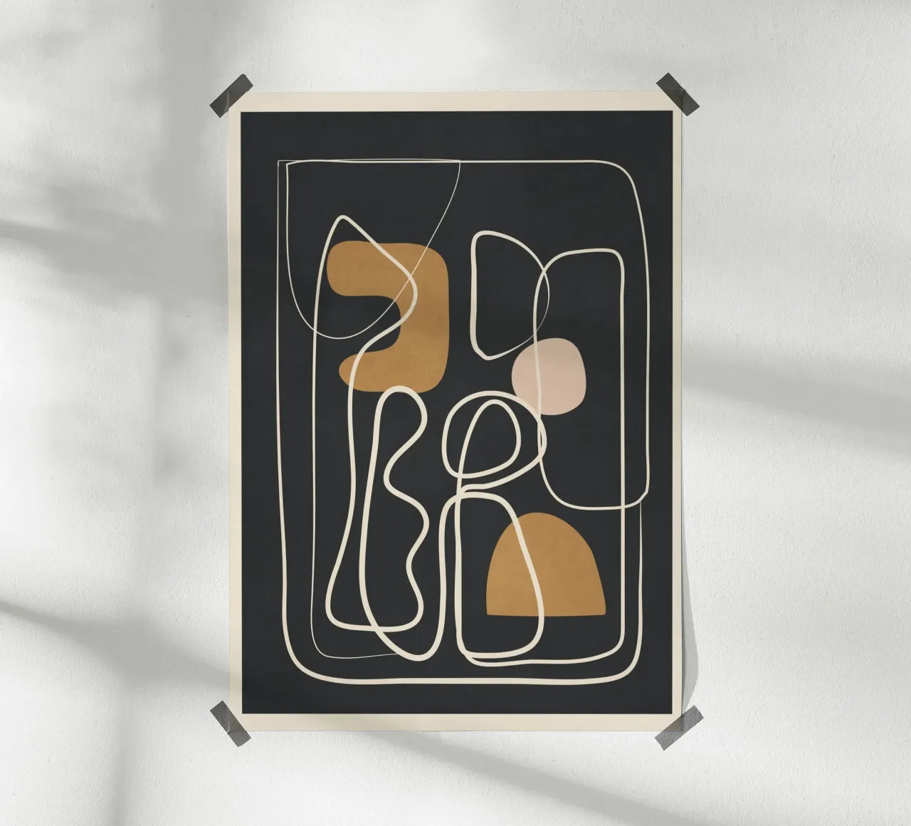 Abstract Flow 10 carta hahnemühle da Flow Line