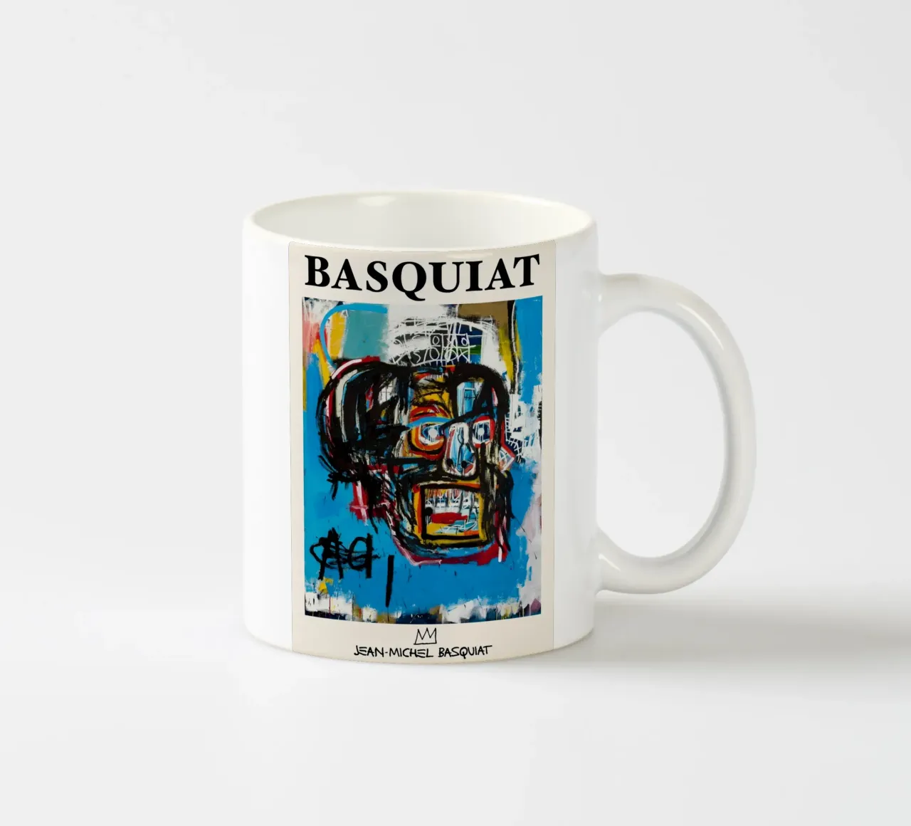 Basquiat "Sans titre (crâne)" Chef-d'œuvre néo-expressionniste 19 mug en céramique de NorwesClub