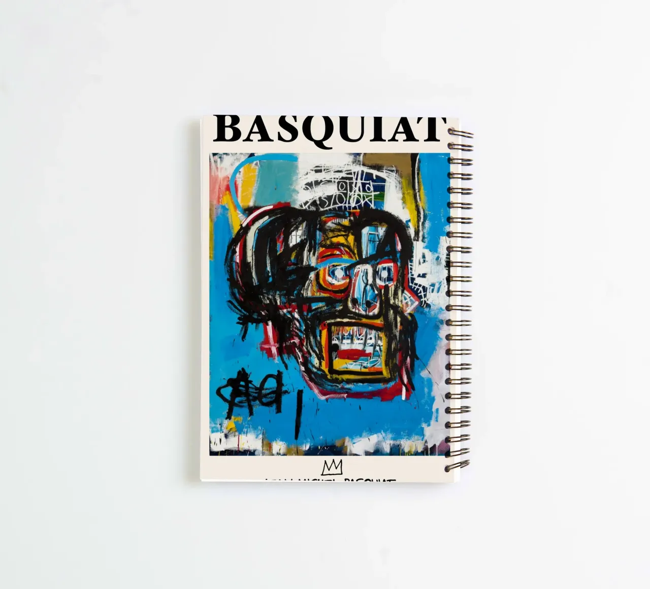 Basquiat "Untitled (Skull)" Neo-Expressionist Masterpiece 19 spiral notebook by NorwesClub