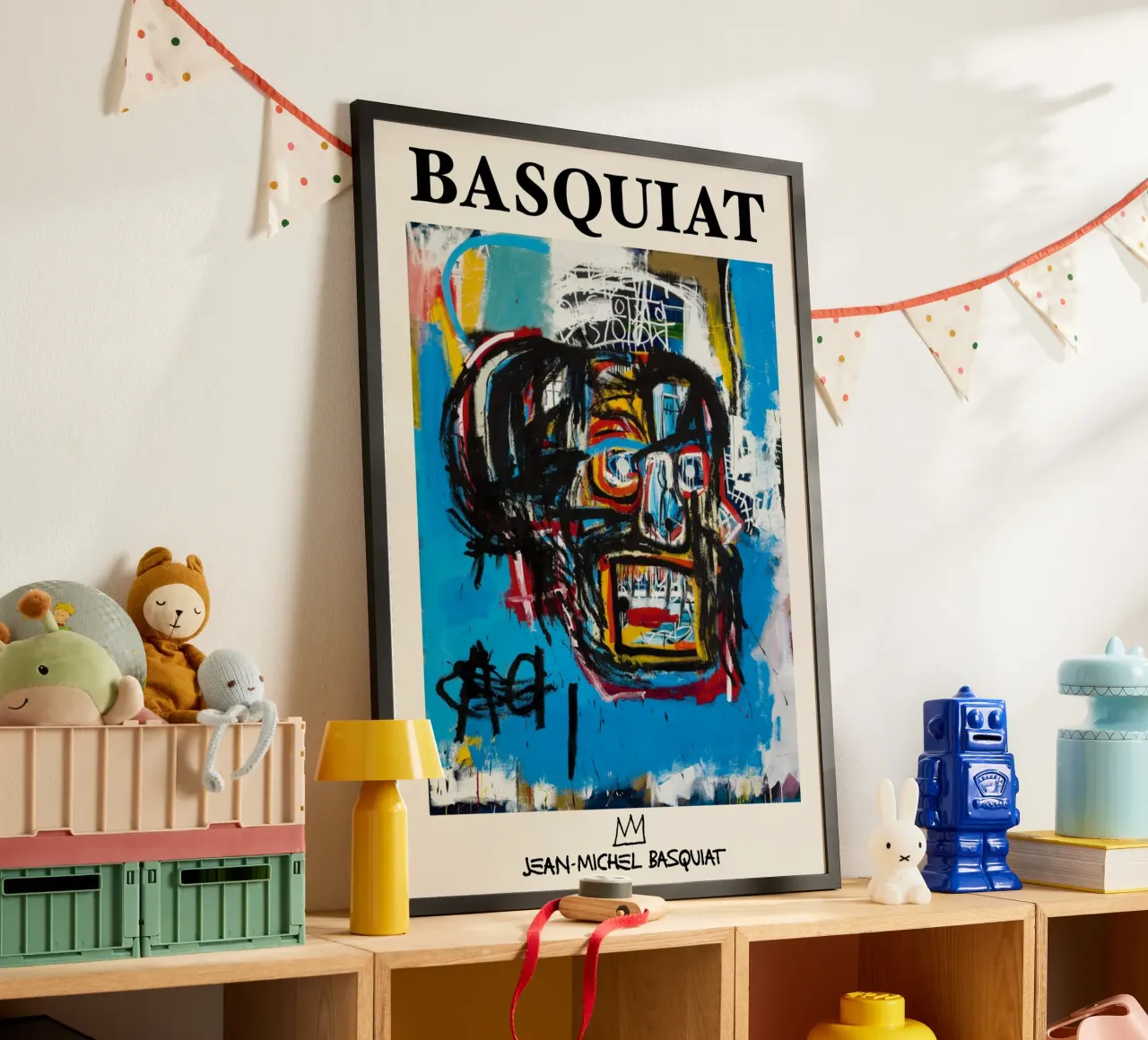 Basquiat "Sans titre (crâne)" Chef-d'œuvre néo-expressionniste 19 hahnemühle de NorwesClub